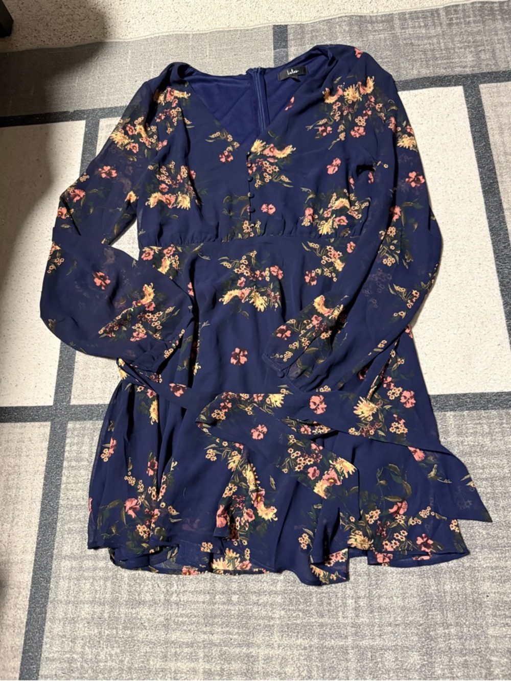 Lulus Floral Skater Dress